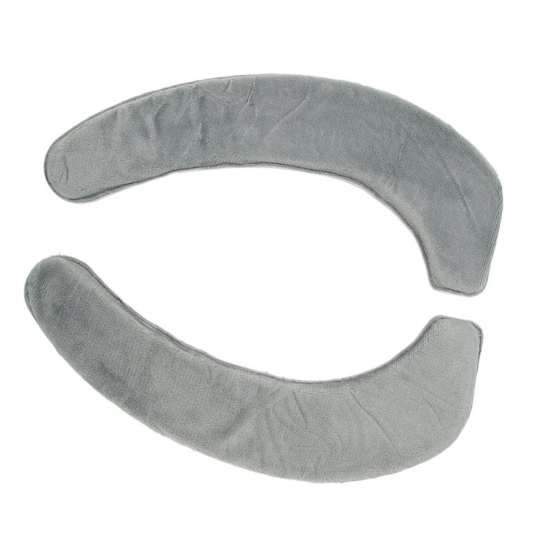 2 Pcs Toilet Warmer Cover Soft Comfortable Warm Washable Self Adhesive Flannel Toilet Seats Cover Cushion Grey - Image 3