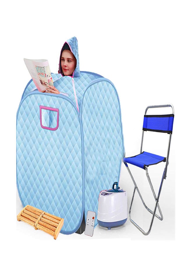 HTC - Portable Steam Sauna Spa With Foot Massage And Chair - Image 1