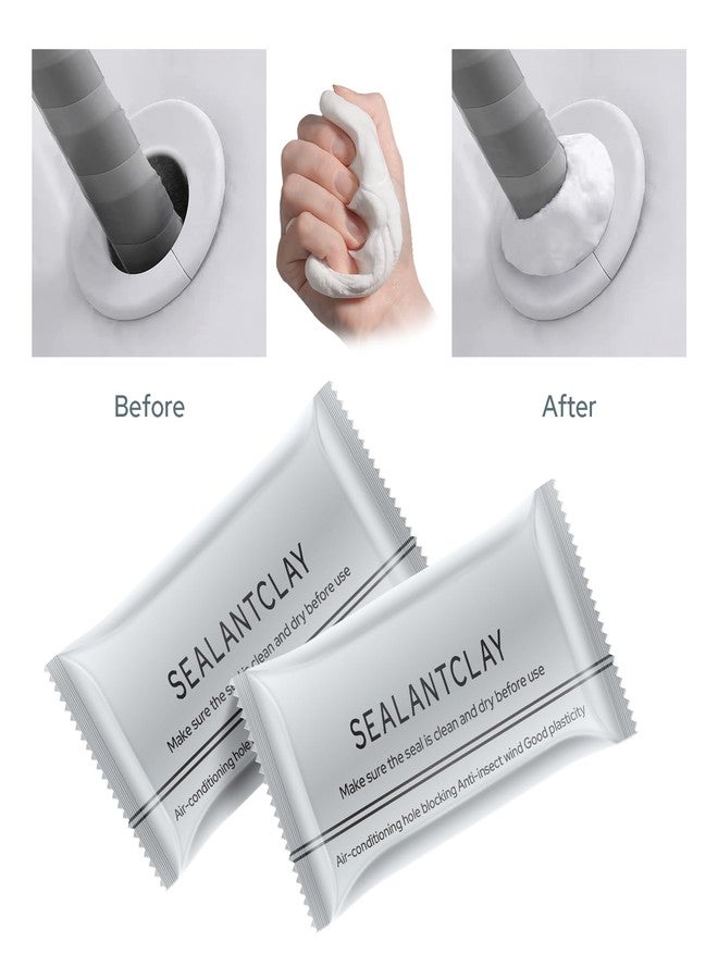 KEPTFIT 6-Pack New Type White Waterproof Sealant Mastic, Repair Sealing Clay, Quick Mending Mud for Drain Connection, Wall Hole, Air Conditioning Hole Waterproof Seal Putty - Image 3