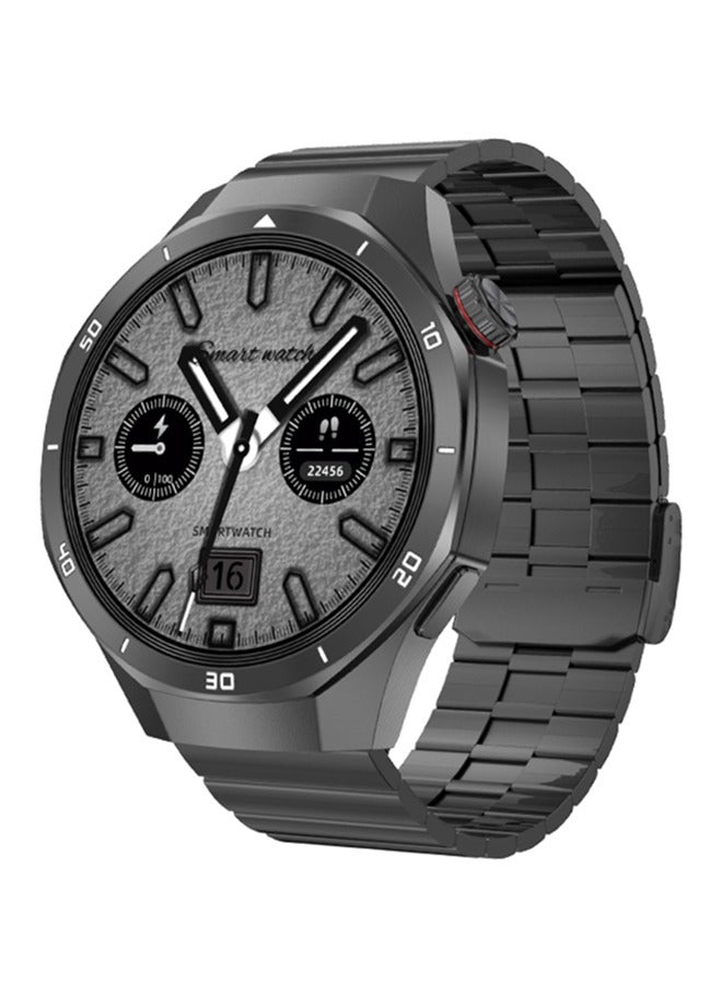 RollsTimi  Smart Watches for Men, Bluetooth Call Fashion Smart Watch, Waterproof Fitness Tracker with Heart Rate/Sleep Monitor/100+ Sports Modes, Watch for Android Phones & iPhone, Black Steel  - Image 1