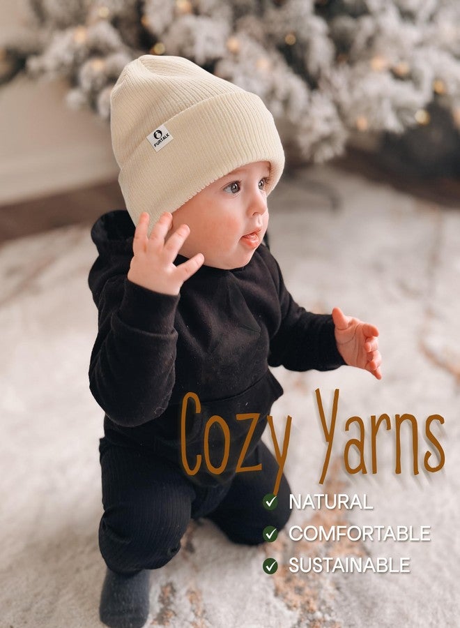 FURTALK 3 Pack Toddler Beanie Baby Boys Girls Winter Hat Kids Warm Knit Caps - Image 4