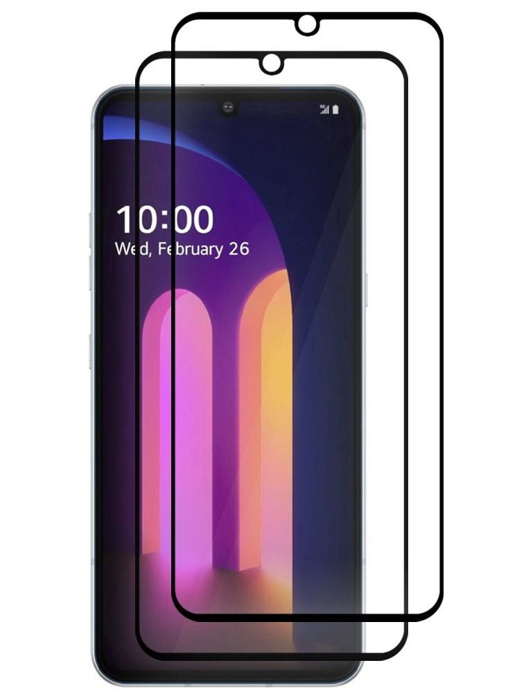2 Pack For LG V60 ThinQ 5G Screen Protector Scratch and Shatter Resistant Full Glue Back