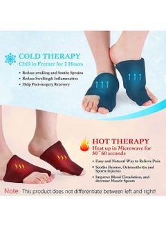Arabest Foot Toe Ice Pack Wearable Hot Cold Treatment Multifunctional Gel Thumb Wrist Ice Pack for Swelling Soreness Bunion  - Image 2