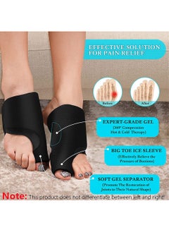 Arabest Foot Toe Ice Pack Wearable Hot Cold Treatment Multifunctional Gel Thumb Wrist Ice Pack for Swelling Soreness Bunion  - Image 1