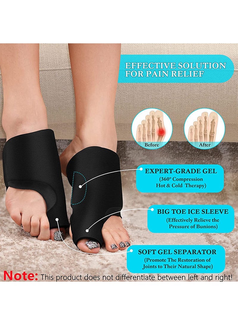 Arabest Foot Toe Ice Pack Wearable Hot Cold Treatment Multifunctional Gel Thumb Wrist Ice Pack for Swelling Soreness Bunion  - Image 1
