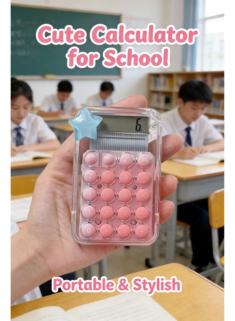High-value star calculator, dedicated for student exams, silent and portable 6.5*10cm - Image 1