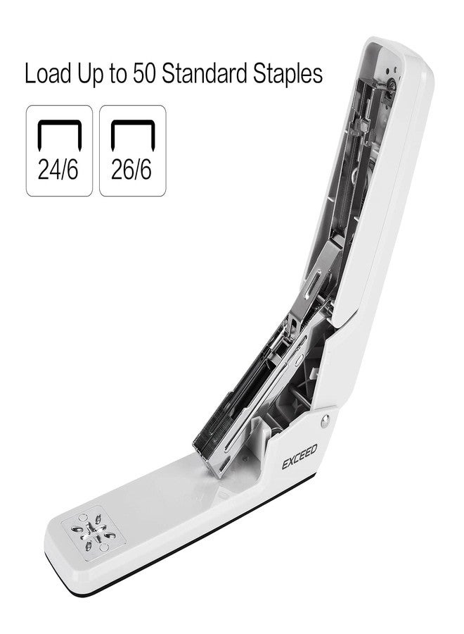 bosig® 360 Degree Rotate Desktop Staplers,Booklet or Book Binding,20-25 Sheet Capacity, Swing-Arm Swivel Stapler - Image 3