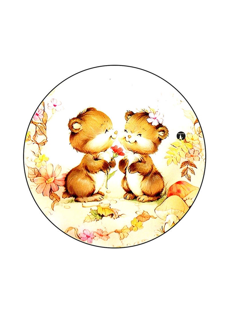 Animals Printed Mouse Pad Multicolour