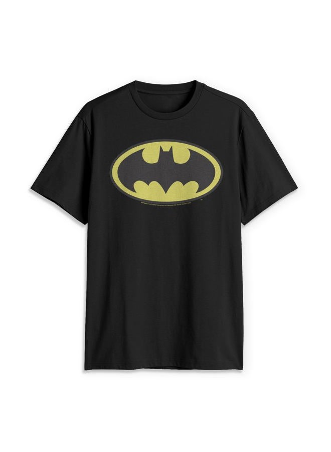 DC Comics Men's Batman Basic Logo Black T-Shirt, Black, M - Image 5