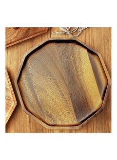 BLACKSTONE Acacia cheese platter wooden serving platter Made in Thailand (Decagon)  - Image 3