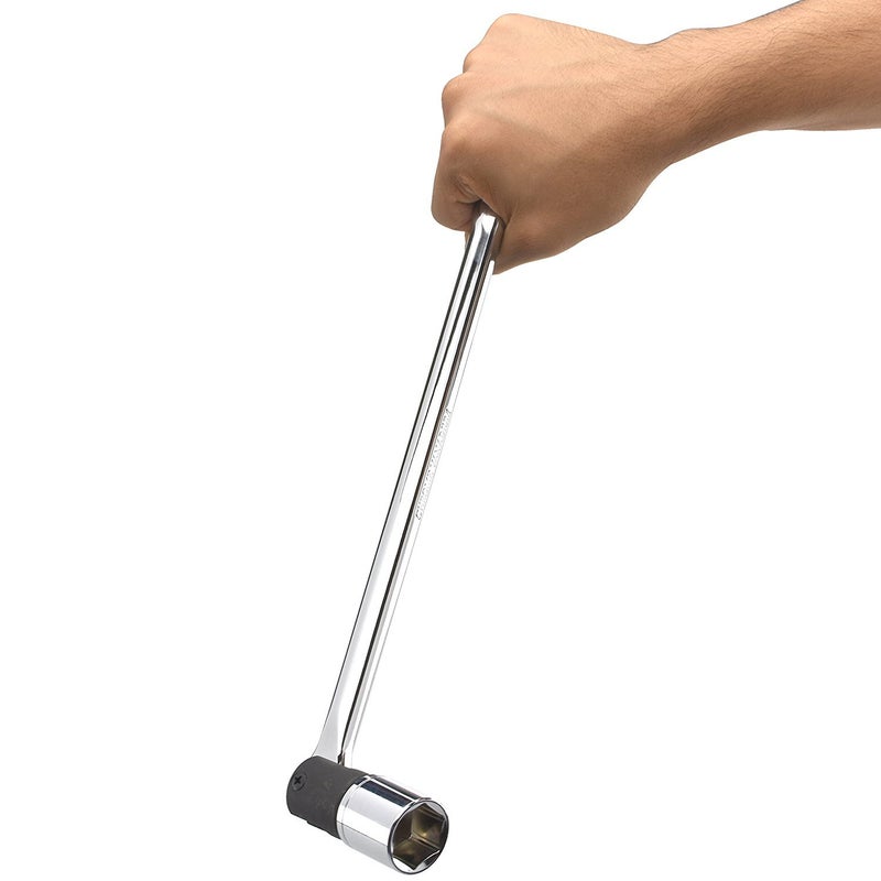 Neiko 00338A 3/8-Inch-Drive Premium Breaker Bar, 15 Inches Long, Nut Breaker Bar, 180-Degree Flex Cr-Mo Head with Cr-V Steel Construction - Image 5