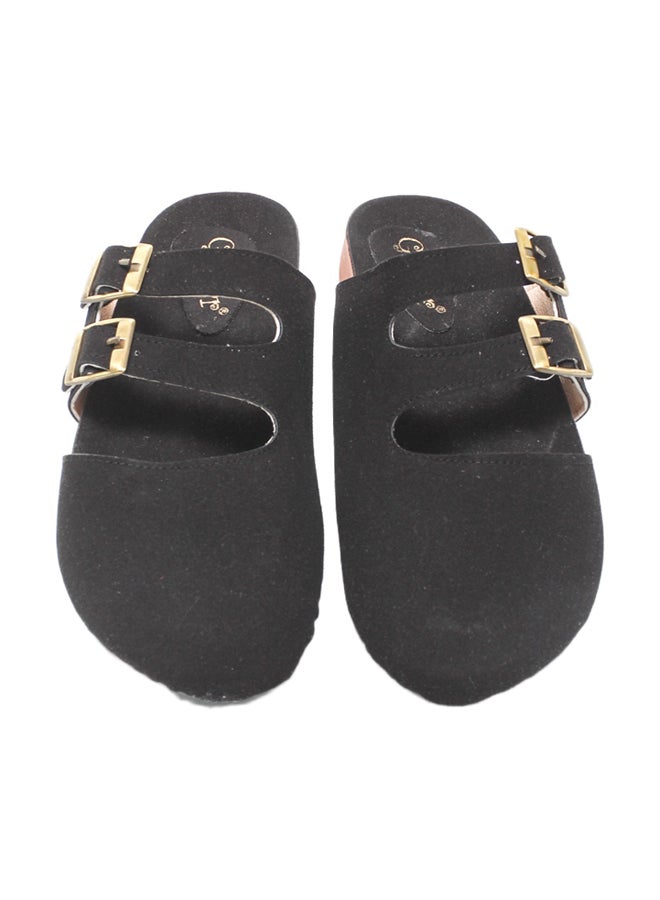 Glitter Winter Suede Clogs - Image 2