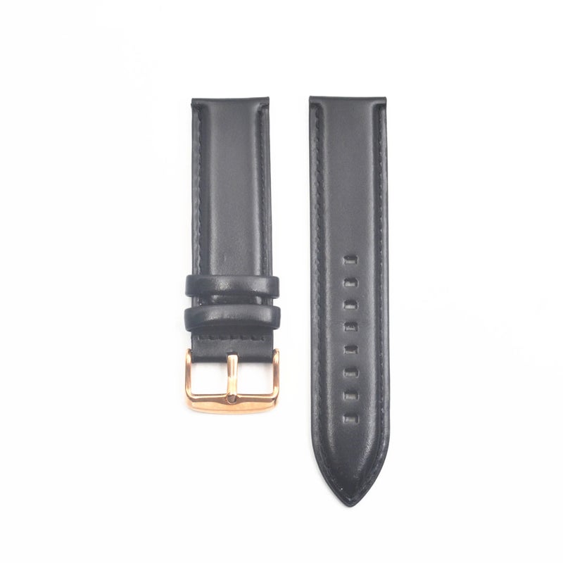 Bluejw New Arrival 12-22mm Genuine Leather Watch Strap – Fashion Comfortable Replacement Band with Quick Release Pins for Smart Wristbands, Easy to Replace - Image 1