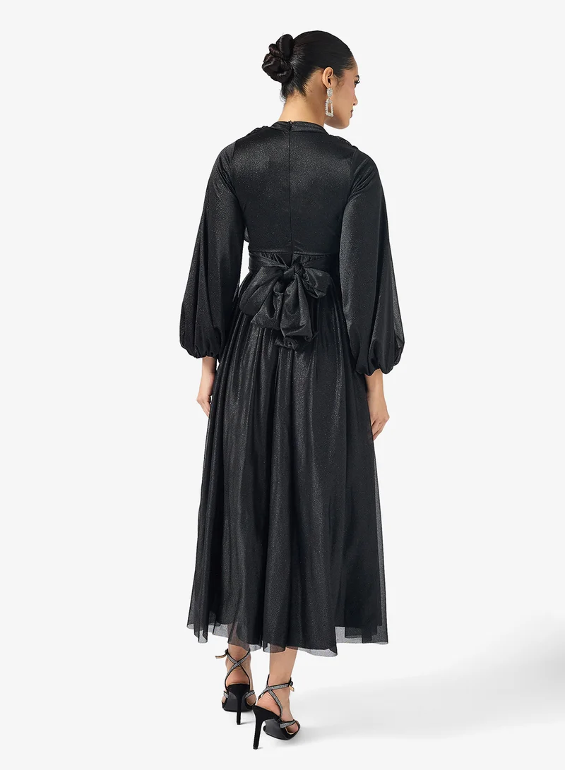 Khizana Ruched A-line Dress