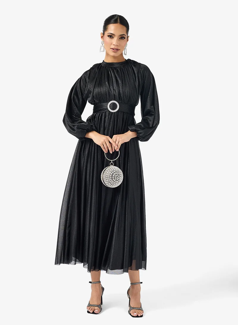 Khizana Ruched A-line Dress