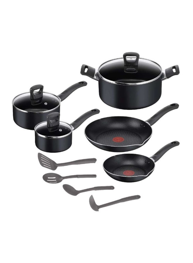 T-Fal Simply Cook, Set 12 pcs, Resistant non stick coating, Heat indicator, Diffusion base, Dark, B949SC84 - Image 1