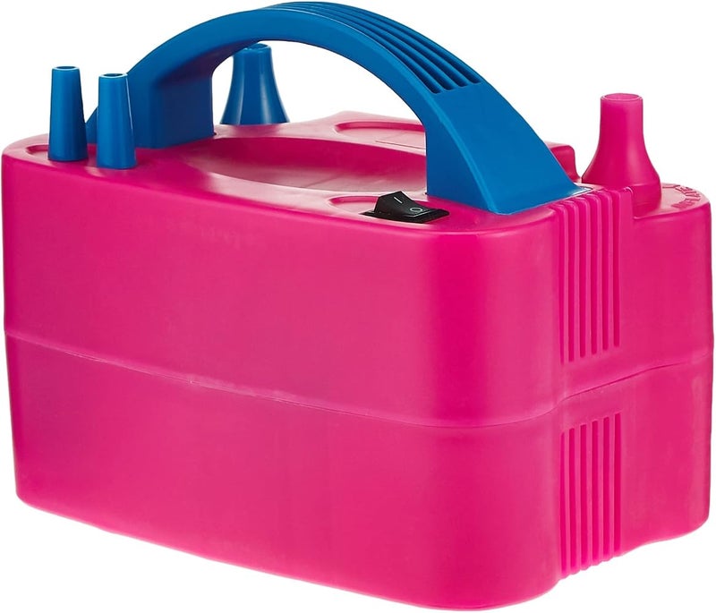 SHOWAY Electric Balloon Blower Air Pump Inflator Portable Dual Nozzle Party Machine - Image 2