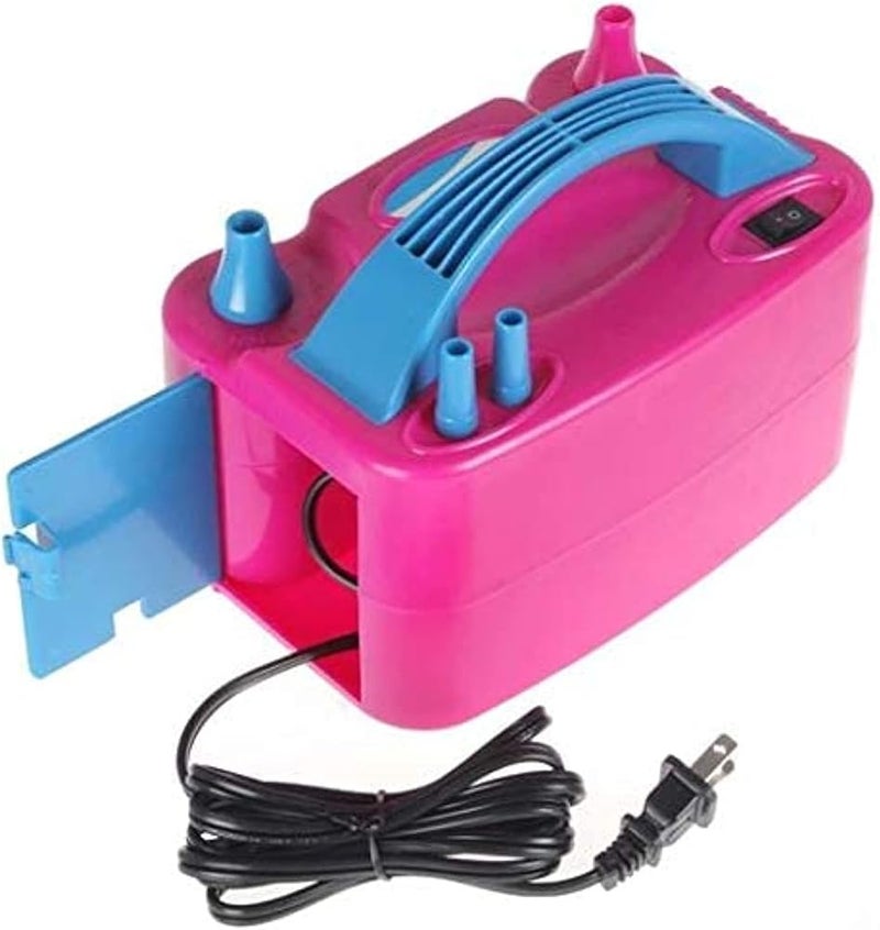 SHOWAY Electric Balloon Blower Air Pump Inflator Portable Dual Nozzle Party Machine - Image 3