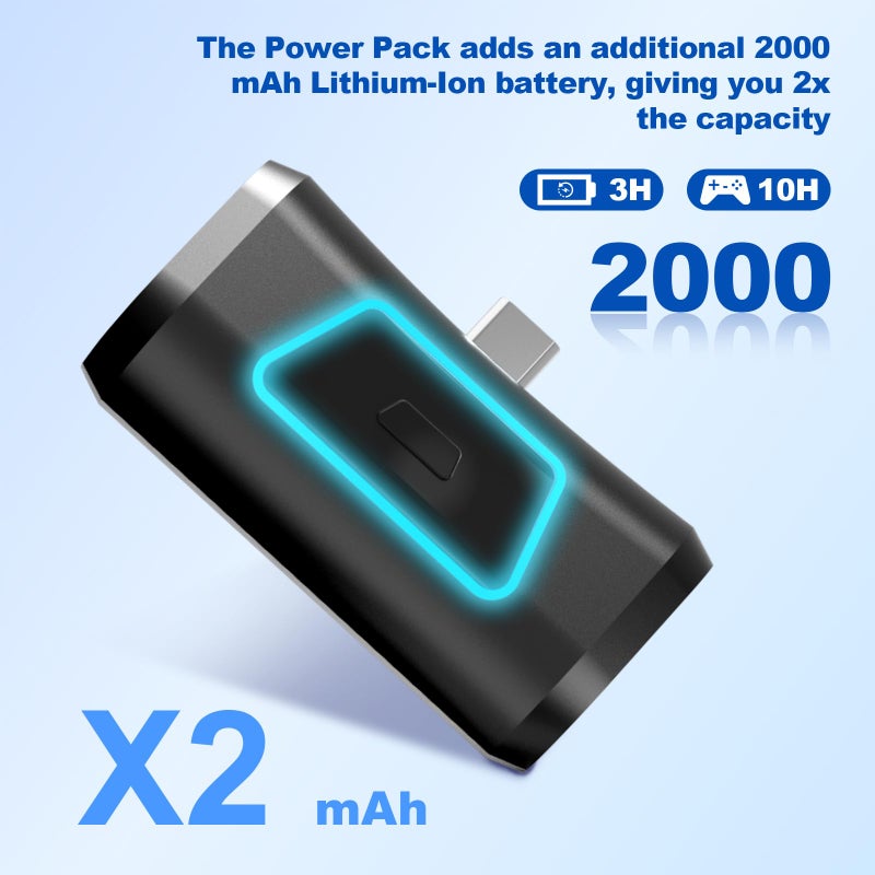 JOYTORN Rechargeable Battery Pack Compatible with PS5 Dualsense/Edge Controller,Play and Charge Kit for PlayStation 5 Controller,USB Type-C Charging Cable,+10 Hours of Battery Life,1 Pack - Image 5