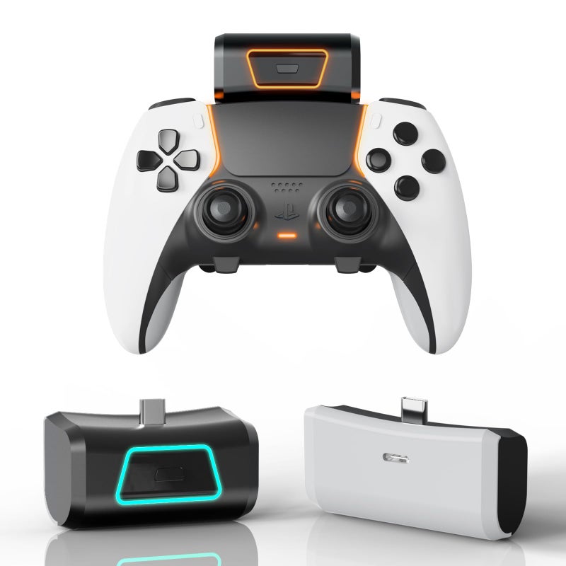 JOYTORN Rechargeable Battery Pack Compatible with PS5 Dualsense/Edge Controller,Play and Charge Kit for PlayStation 5 Controller,USB Type-C Charging Cable,+10 Hours of Battery Life,1 Pack - Image 1
