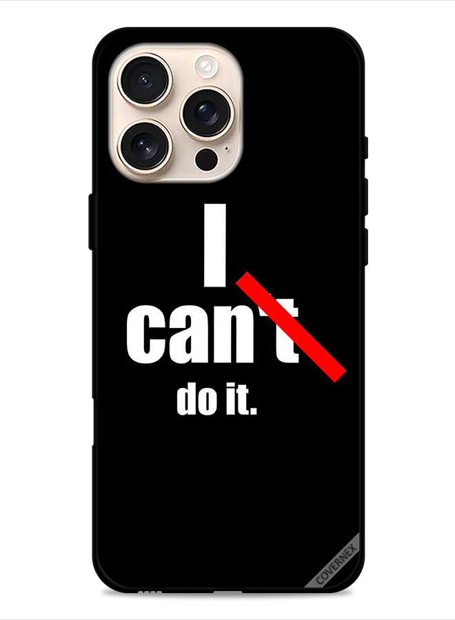 Covernex Apple iPhone 16 Pro Protective Case Cover I Can Do It - Image 1