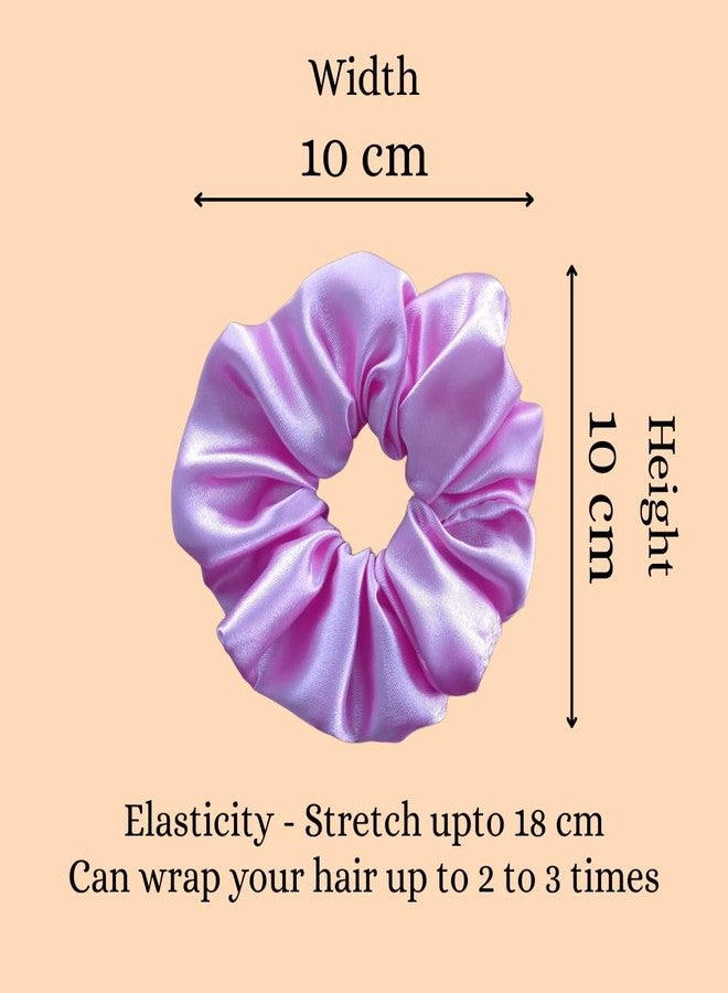 CARRYTHECUTE Premium Satin Scrunchies for Woman and Girls | Anti-Hair Breakage Hair Ties | Smooth Ponytail Holders | Best Gift (Pack of 24) - Image 2