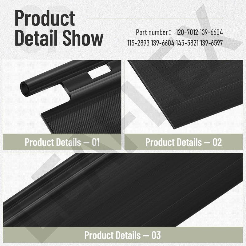 LEAFLEX 120-7012 Trailing Shield Flap Compatible with Toro 22" Recycler Lawnmower, Replacement 139-6604 145-5821 139-6597 - Image 3