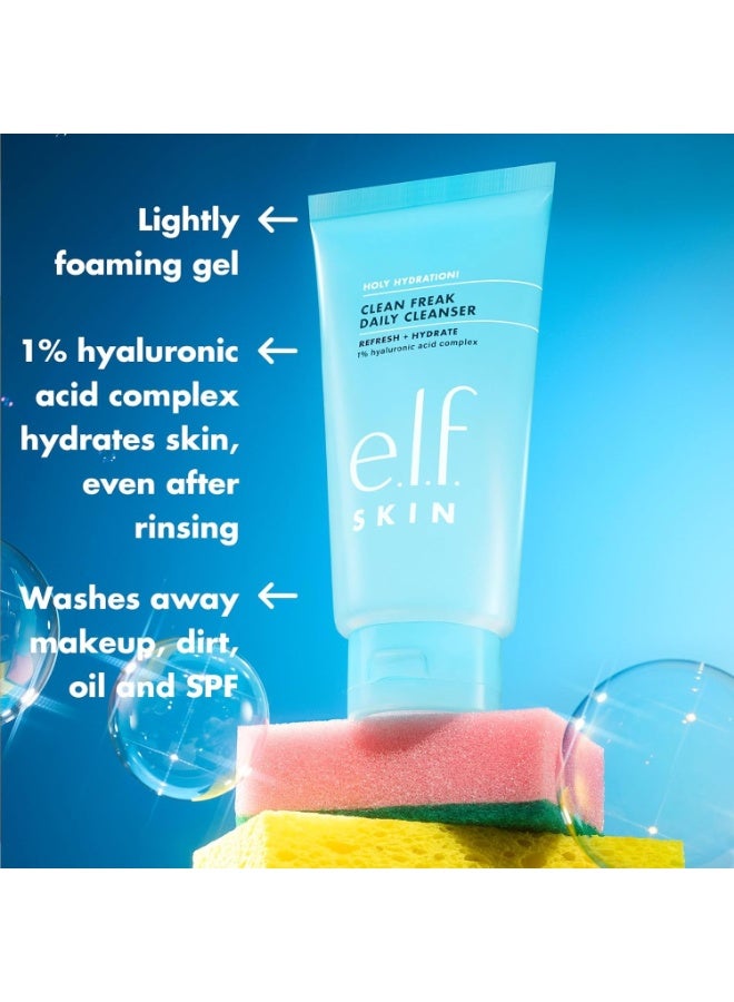 إلف SKIN Holy Hydration Clean Freak Daily Cleanser منظف لطيف مرطب للوجه مع حمض الهيالورونيك 162 مل - Image 2