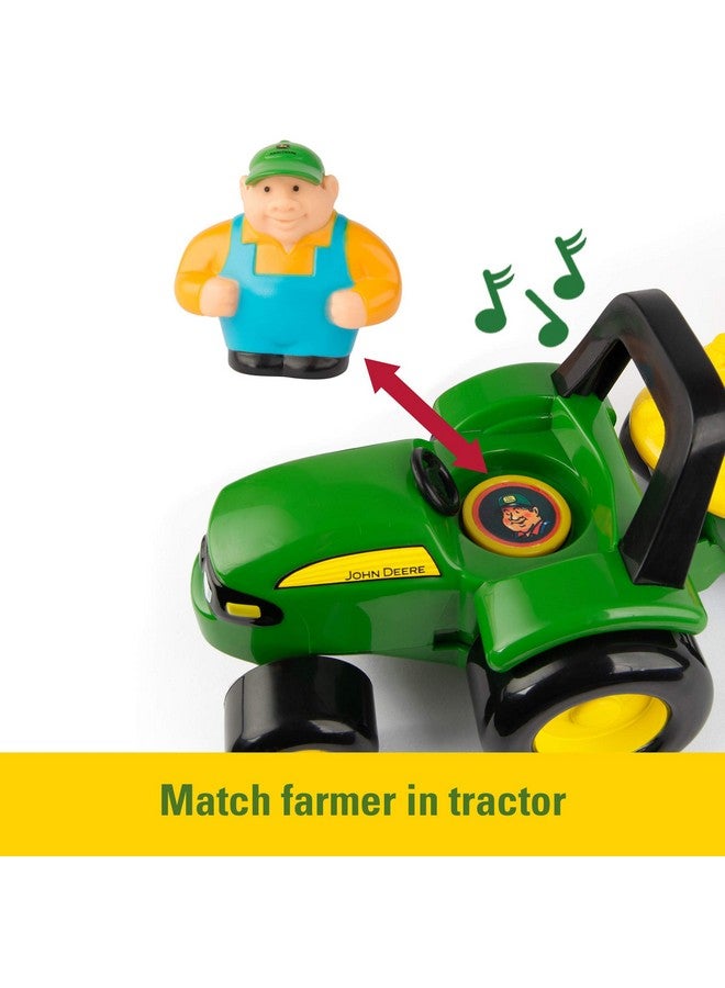 TOMY John Deere Animal Sounds Hayride Musical Tractor Toy - Musical Hayride Toddler Toys - Includes Farmer Figure, Tractor, and 4 Farm Animals - Toddler Music Toys - Ages 12 Months and Up - Image 5