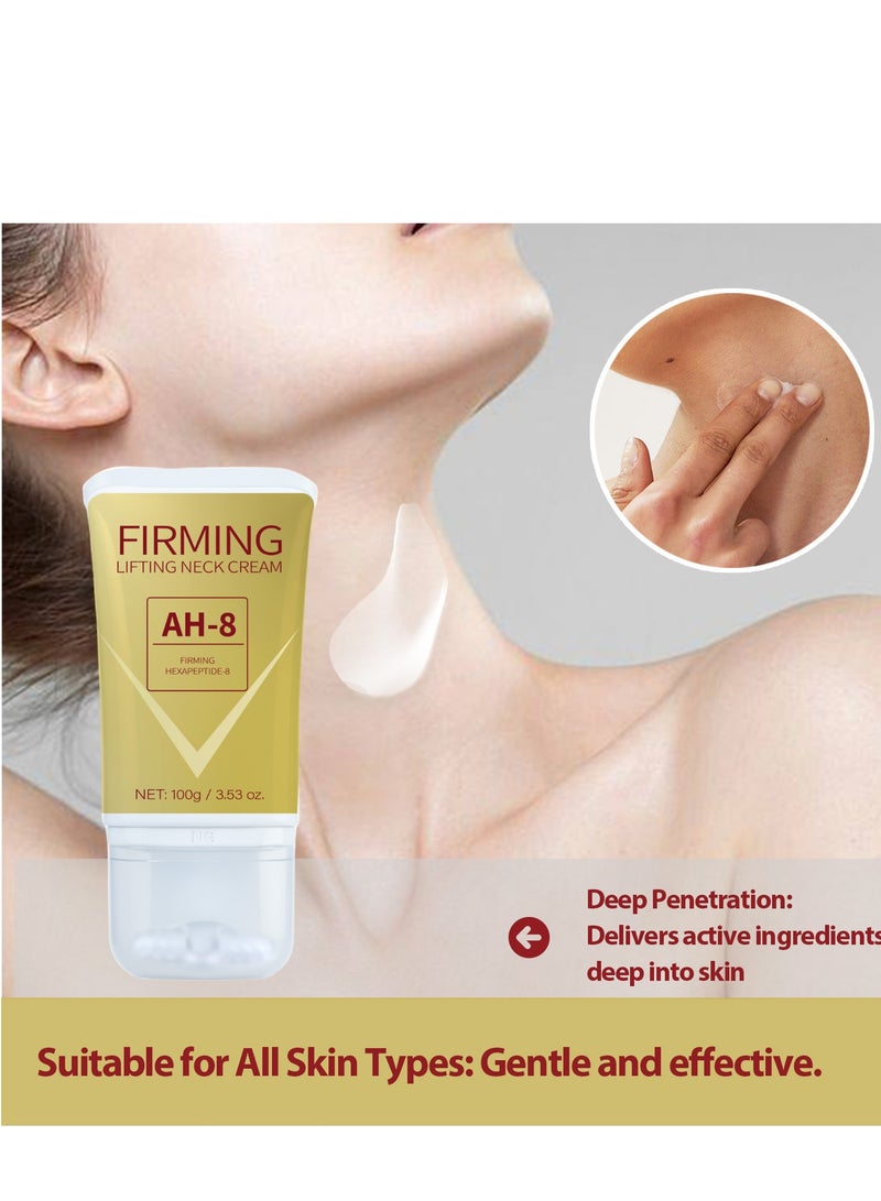 SAUVASINE Firming Neck Cream for Crepey Skin Body Care Comfort, Roller Neck Cream, Moisturizing, Tightening Lotions Cosmetic Skin Care Skin Repair for Women, 100g, 3.53oz - Image 5