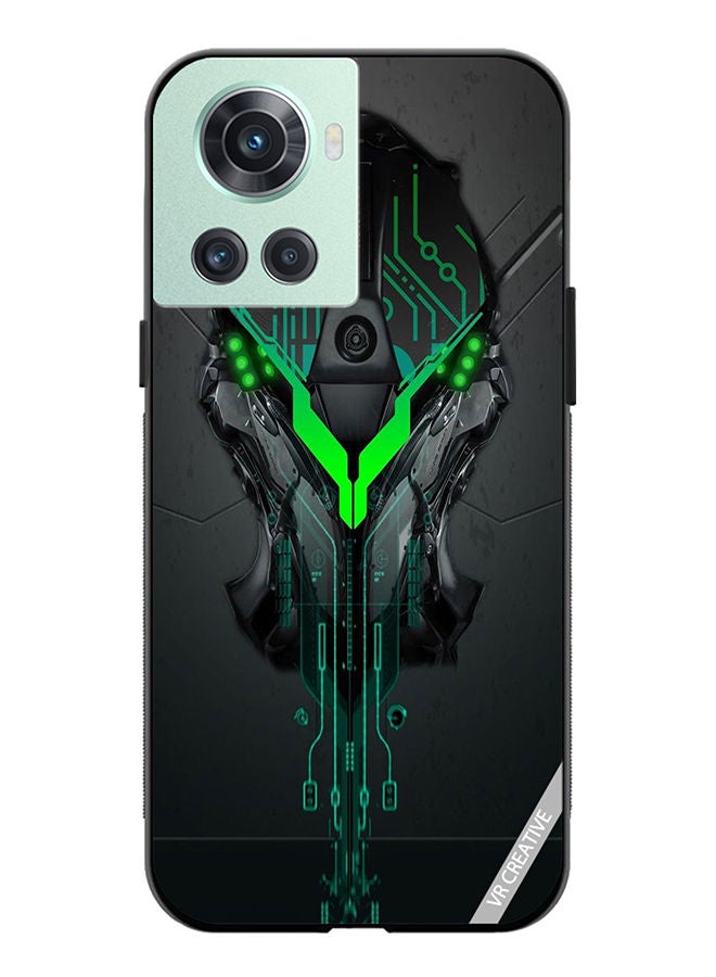 VR CREATIVE غطاء حماية لهاتف OnePlus 10R بتصميم شعار متعدد الألوان - Image 1