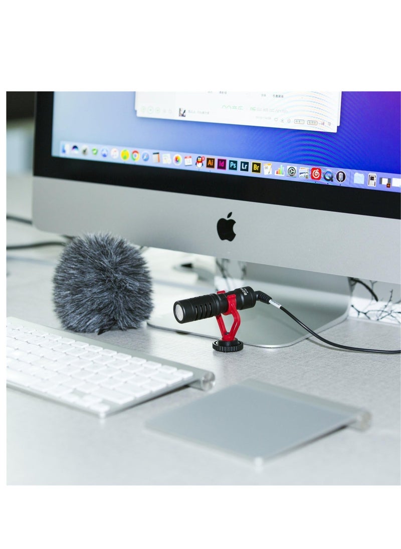 BOYA - BOYA On Camera Shotgun Video Microphone by-MM1 YouTube Vlogging Facebook Livestream Recording Mic for iPhone Huawei Android Smartphone Canon Nikon Sony DSLR Cameras - Image 1