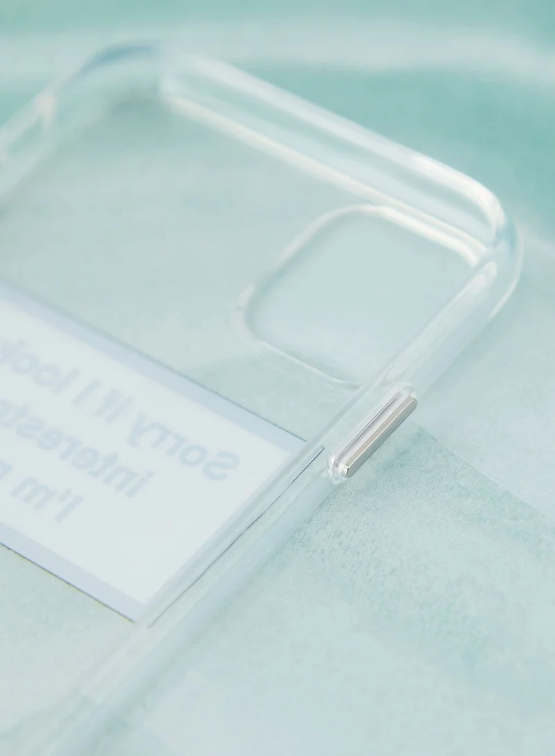 Statement Not Interested Iphone 11 Case