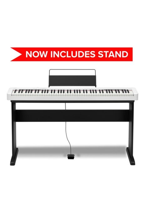 CASIO CDP-S110 DIGITAL PIANO  WHITE + CS-46 STAND PACKAGE