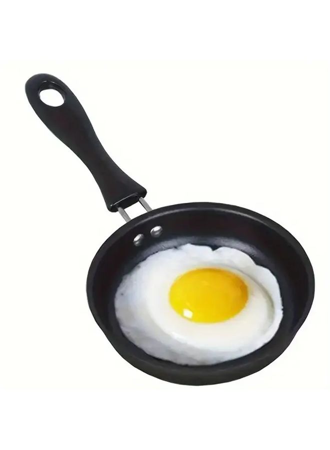 Small Cast Iron Non Stick Egg Frying Pan Portable Pot Color Induction Compatible - Image 3