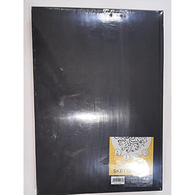 HQ NAVNEET A4 SKETCH BOOK, CASE BOUND, 110 SHEETS, 100 GSM – PREMIUM QUALITY PAPER FOR DRAWING & ART - Image 2