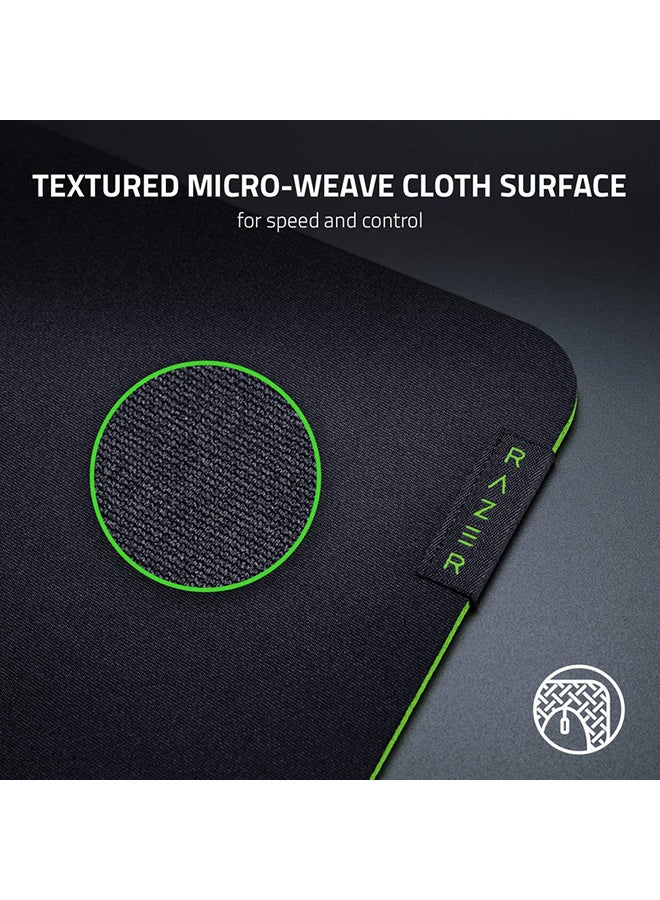 Razer Gigantus V2 Soft Gaming Mouse Pad 3XL, Textured Micro-Weave Cloth Surface for Speed and Control, Anti-Slip Base - Black Black/Green - Image 3