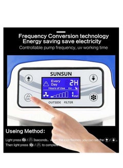 Sunsun Sunsun HW-3000 UV 9W 5-Stage Aquarium Filter علبة خارجية  - Image 2