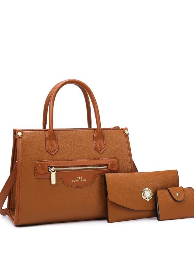 Mark Fairwhale New Large Capacity Handbag Casual Three Piece Set 
