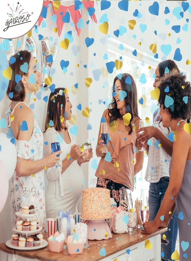 GAILROSO Gender Reveal Confetti Cannon,2 Blue 2 Pink Paper Connon Safty Party Poppers Shoots 20-25ft,12 inch Upgrade Firmware Baby Shower Gender Reveal Party Supplies Maternity Shoots - Image 5