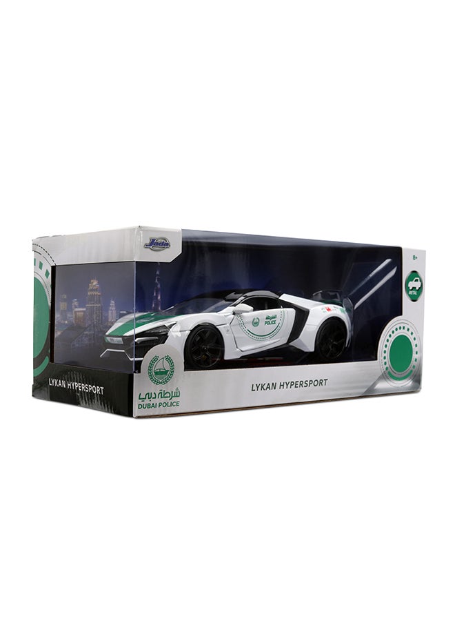 JADA جادا - شرطة دبي وموتر ليكان هايبر سبورت - نموذج مصبوب مقاس 1:24 - Image 1