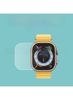 Generic Suitable For Apple Watch Ultra Watch Tempered Glass Film Film For Apple Iwatchultra Glass Film 49mm-Color:Watch Ultra 49mm-Dimensions:Eye Protection Purple Light Tempered Film Arc Edge (with Packaging)  - Image 1