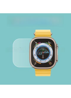 Generic Suitable For Apple Watch Ultra Watch Tempered Glass Film Film For Apple Iwatchultra Glass Film 49mm-Color:Watch Ultra 49mm-Dimensions:Eye Protection Purple Light Tempered Film Arc Edge (with Packaging)  - Image 2