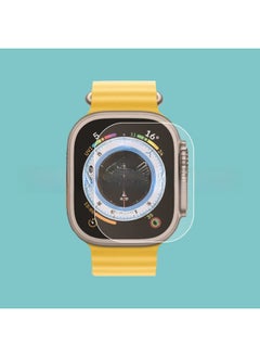 Generic Suitable For Apple Watch Ultra Watch Tempered Glass Film Film For Apple Iwatchultra Glass Film 49mm-Color:Watch Ultra 49mm-Dimensions:Eye Protection Purple Light Tempered Film Arc Edge (with Packaging)  - Image 4