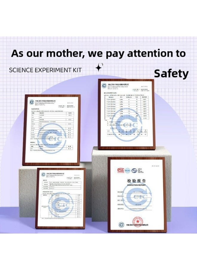 Generic - Children's Science Experiment Package Science And Technology Small Production 7 Years Old 14 Students Toy Education Suit Equipment Physics Invention Diy-Color:Sea, Land And Air Experiment 3-piece Set/free Teaching Ppt - Image 1