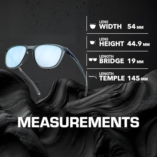 OAKLEY OO9286 Thurso Round Shaped Polarized Sunglasses for Men – Includes Official Eyewear Kit – Matte Crystal Black Frame with Prizm Deep Water Lens - Image 5