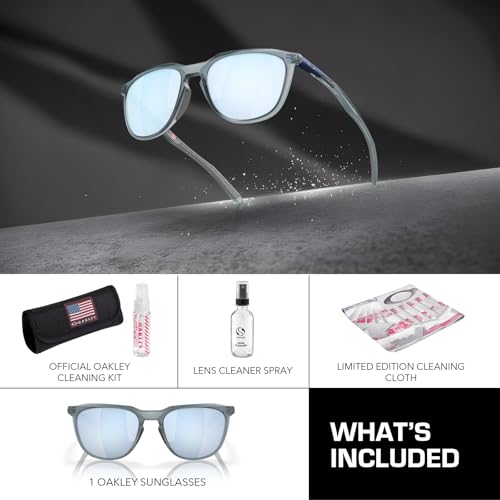 OAKLEY OO9286 Thurso Round Shaped Polarized Sunglasses for Men – Includes Official Eyewear Kit – Matte Crystal Black Frame with Prizm Deep Water Lens - Image 3
