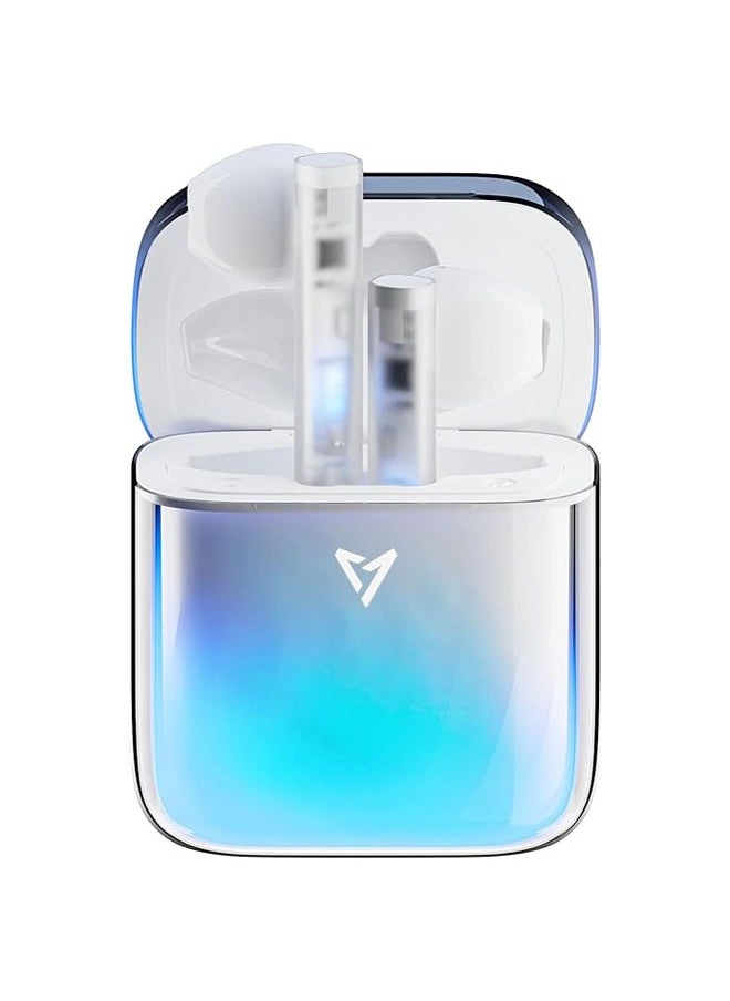 General - LP1 Bluetooth 5.4 Illuminated Wireless Headphones with Moving Sand, Glowing in the Dark, with Wireless Charging Case, 32 Hours Playback, Stereo Headphones with Bass - Image 1