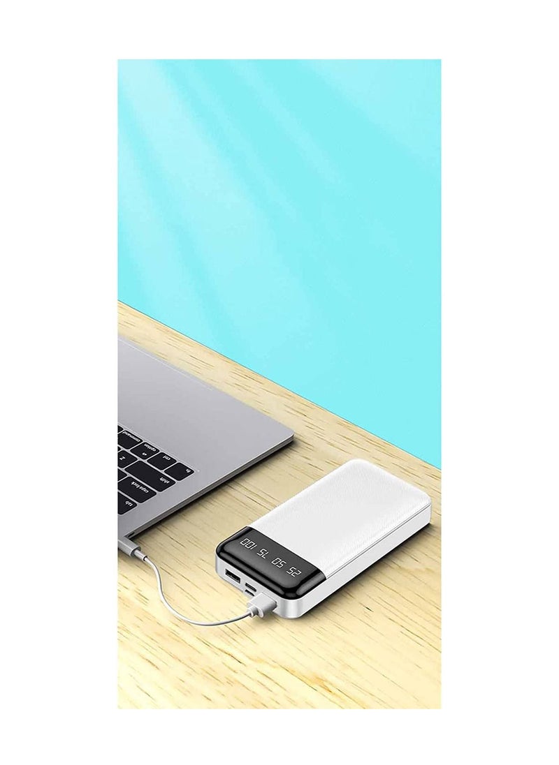 Generic - Portable Thin and Light weight lcd Display 20000mAh Power Bank for Smart Phones Tablets MP3 Player Camera Charger Battery Pack2A Remaining Battery External Battery Pack for iPhone iPad and android - Image 1