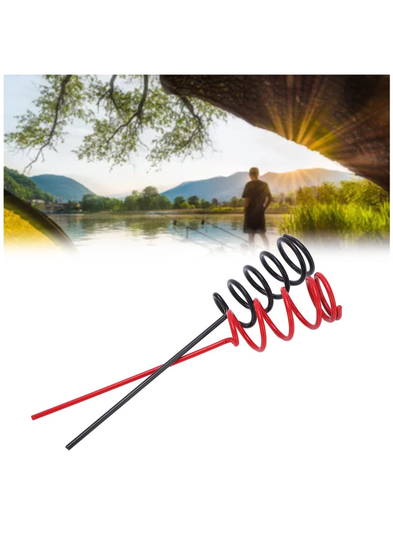 Excefore 2 PCS Heavy Duty Spiral Rod Holder, Spiral Fishing Rod Ground Support Stand Holder Metal Fishing Tackles, for Bank Fishing Lakes and Streams - Image 2